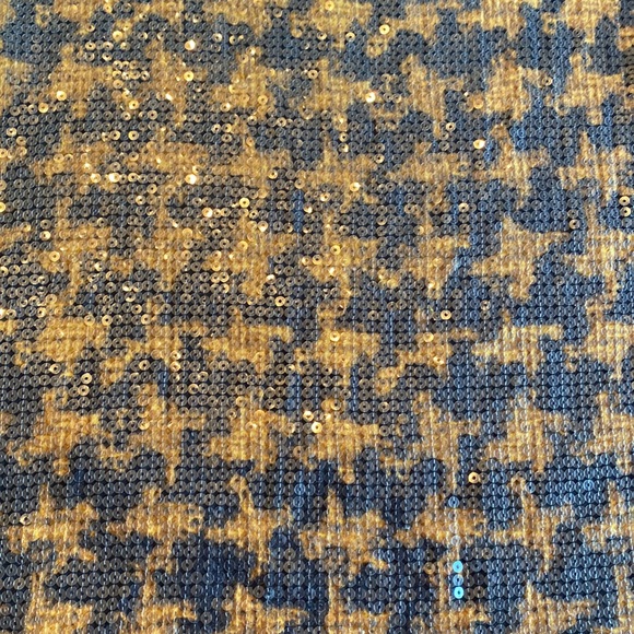 Ruby Rd Sleeveless Brown and Black Sequined Top - Picture 6 of 10